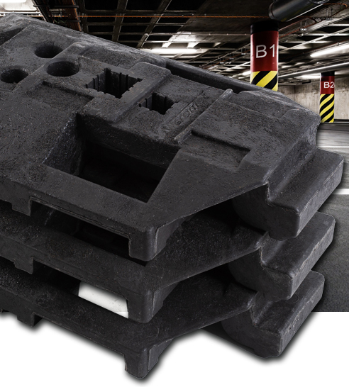 HOME - NICROBASE traffic sign bases | Rubber bases, modular structure